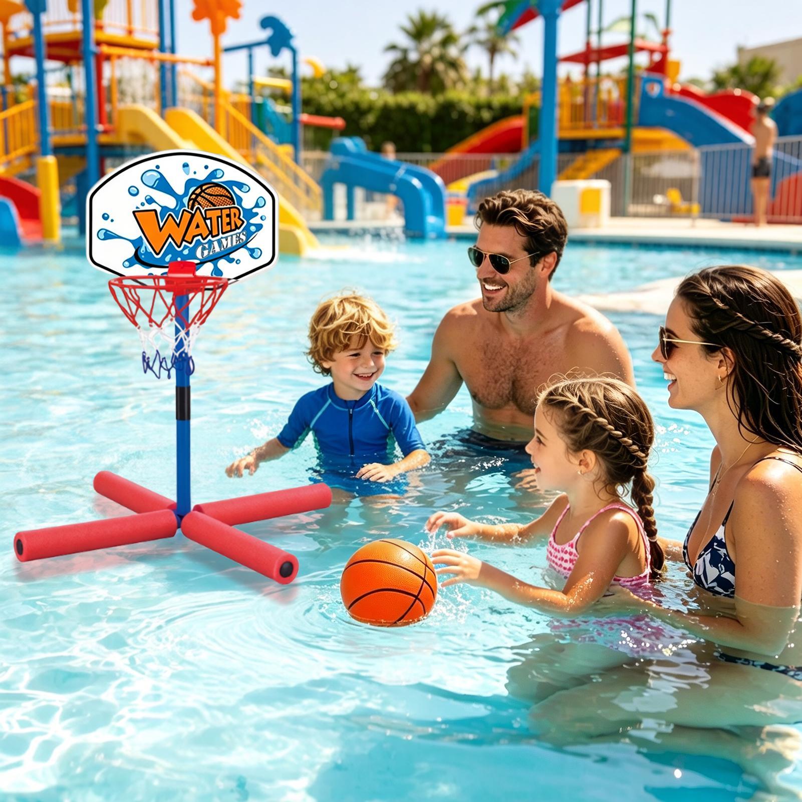 Basketball Hoop - Детское баскетбольное кольцо для бассейна: интерактивная