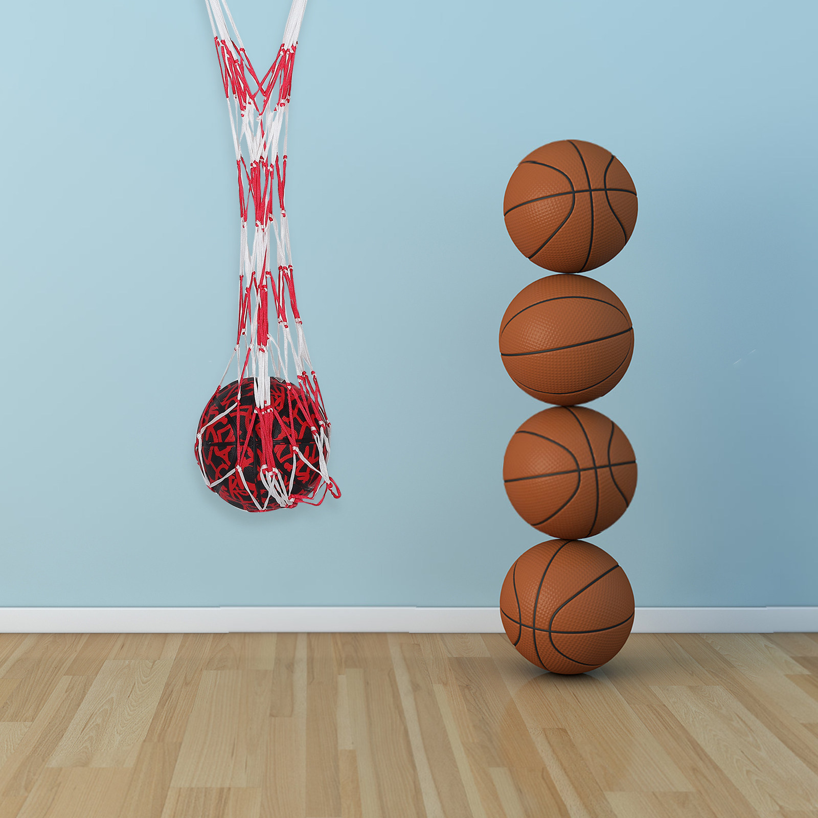 Gym Ball - Портативная сетчатая сумка для хранения спортивных