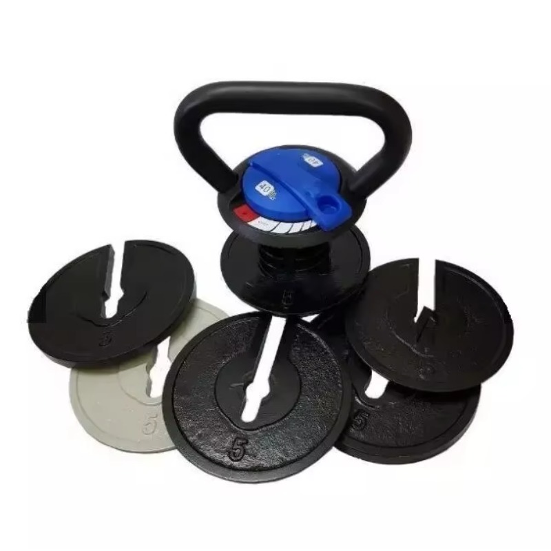 Dumbbell Set - DUTRIEUXРегулируемый круглый хромированный набор гири с