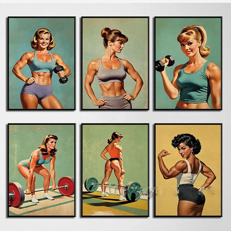 Sports Equipment Poster - Плакат и печать на холсте, бодибилдинг,