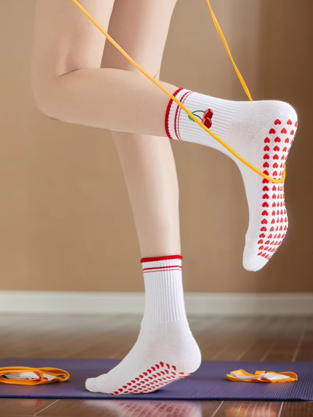 Yoga Mat - 1 пара профессиональных носков для йоги,