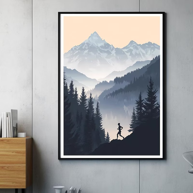 Минималистичный набор постеров – обзор и цена Sports Equipment Poster