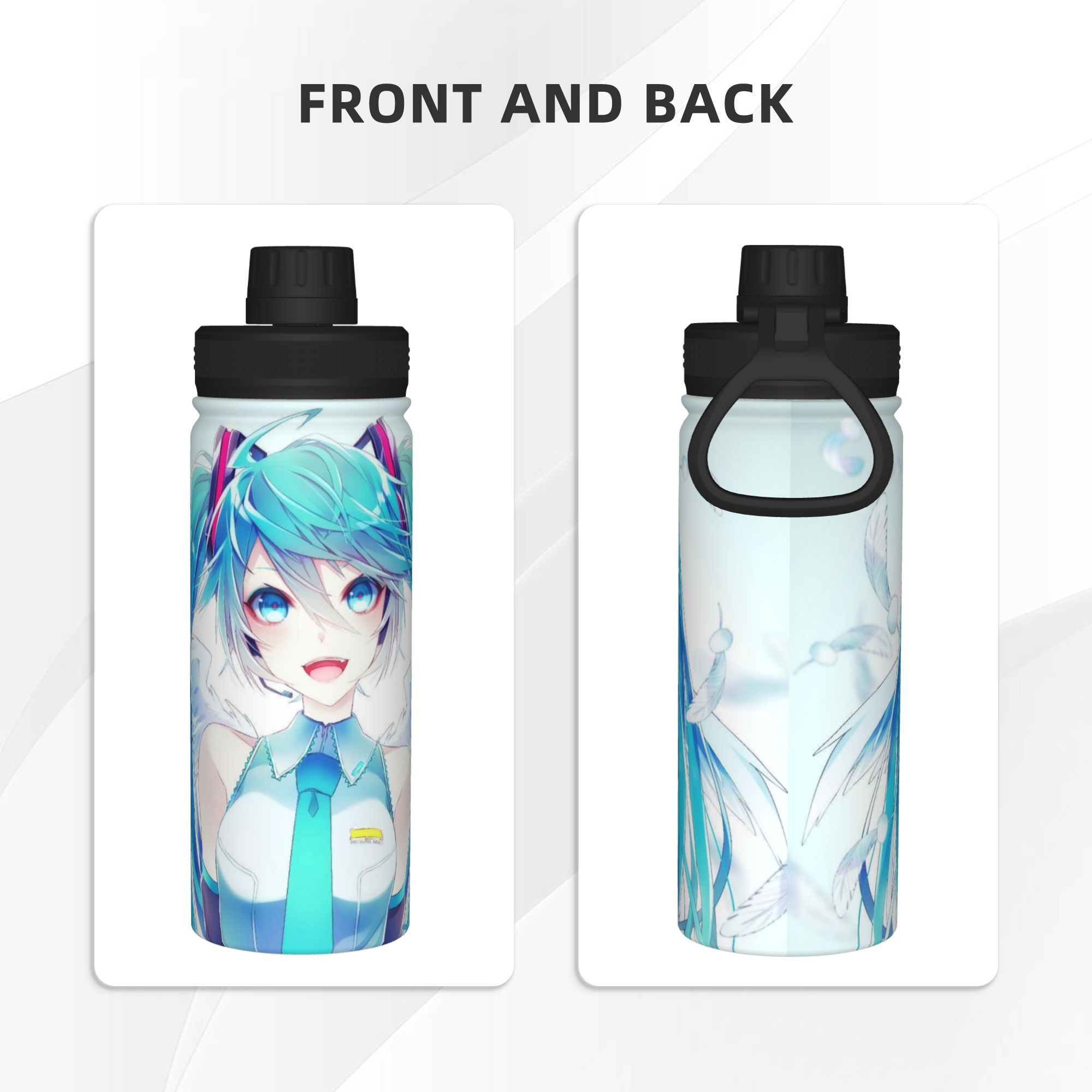 Аниме Hatsune Miku, спортивная – обзор и цена Sports Water Bottle Insulated