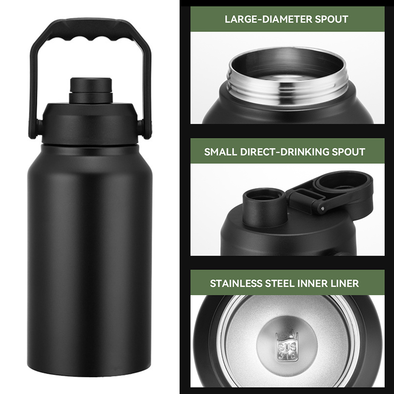 Термос-бутылка с крышкой и руч – обзор и цена Sports Water Bottle Insulated
