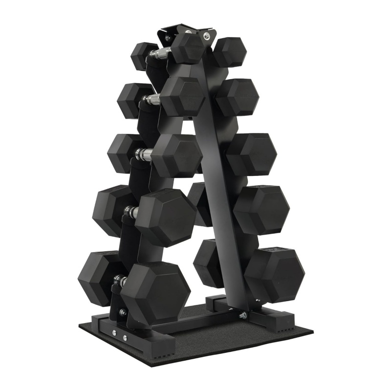 Набор гексагональных гантелей  – обзор и цена Dumbbell Set