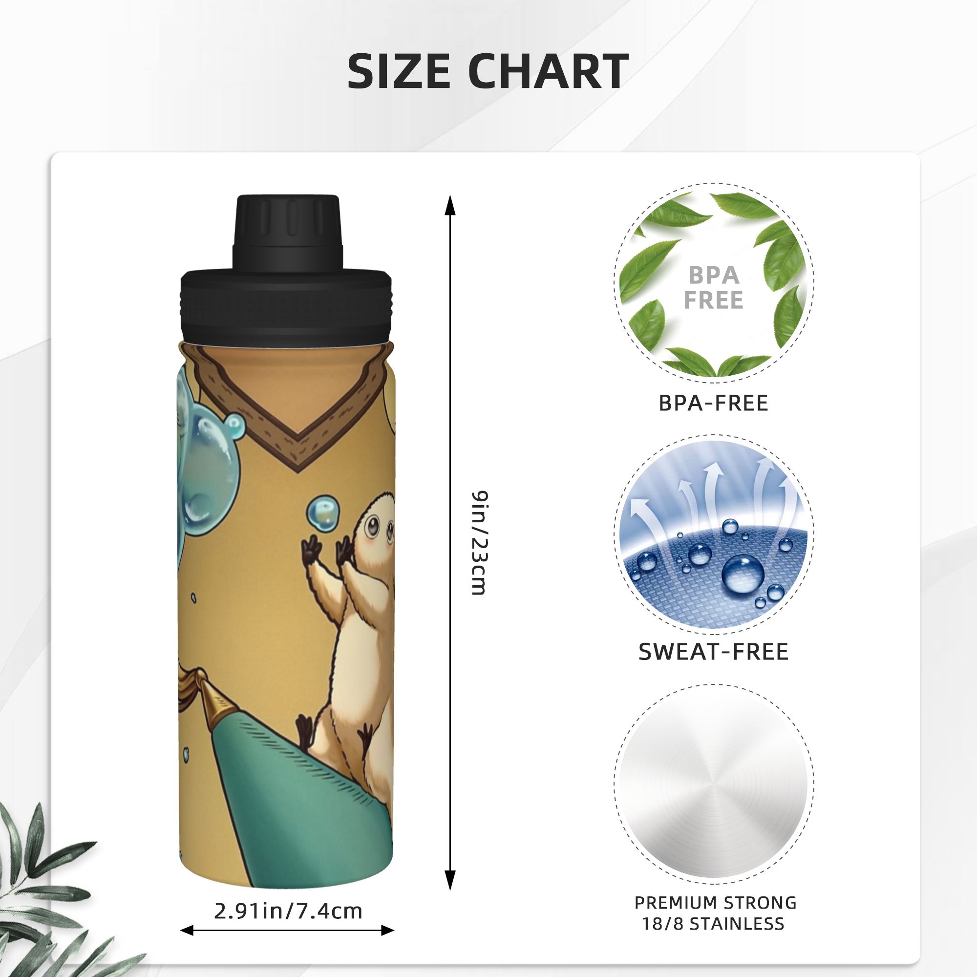 Термокружка Brushbuddy Witch H – обзор и цена Sports Water Bottle Insulated