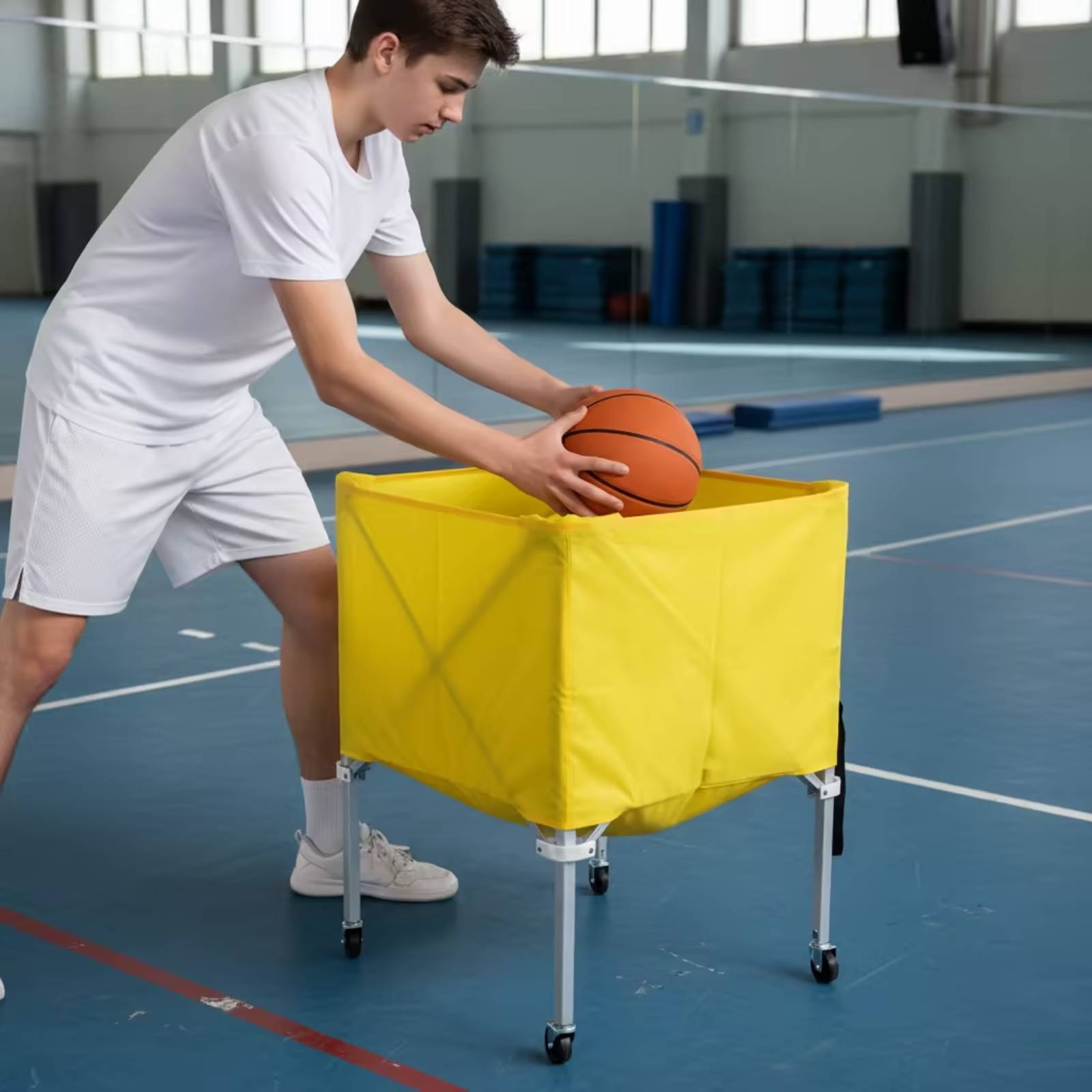 Складная тележка для мячей, ле – обзор и цена Gym Ball