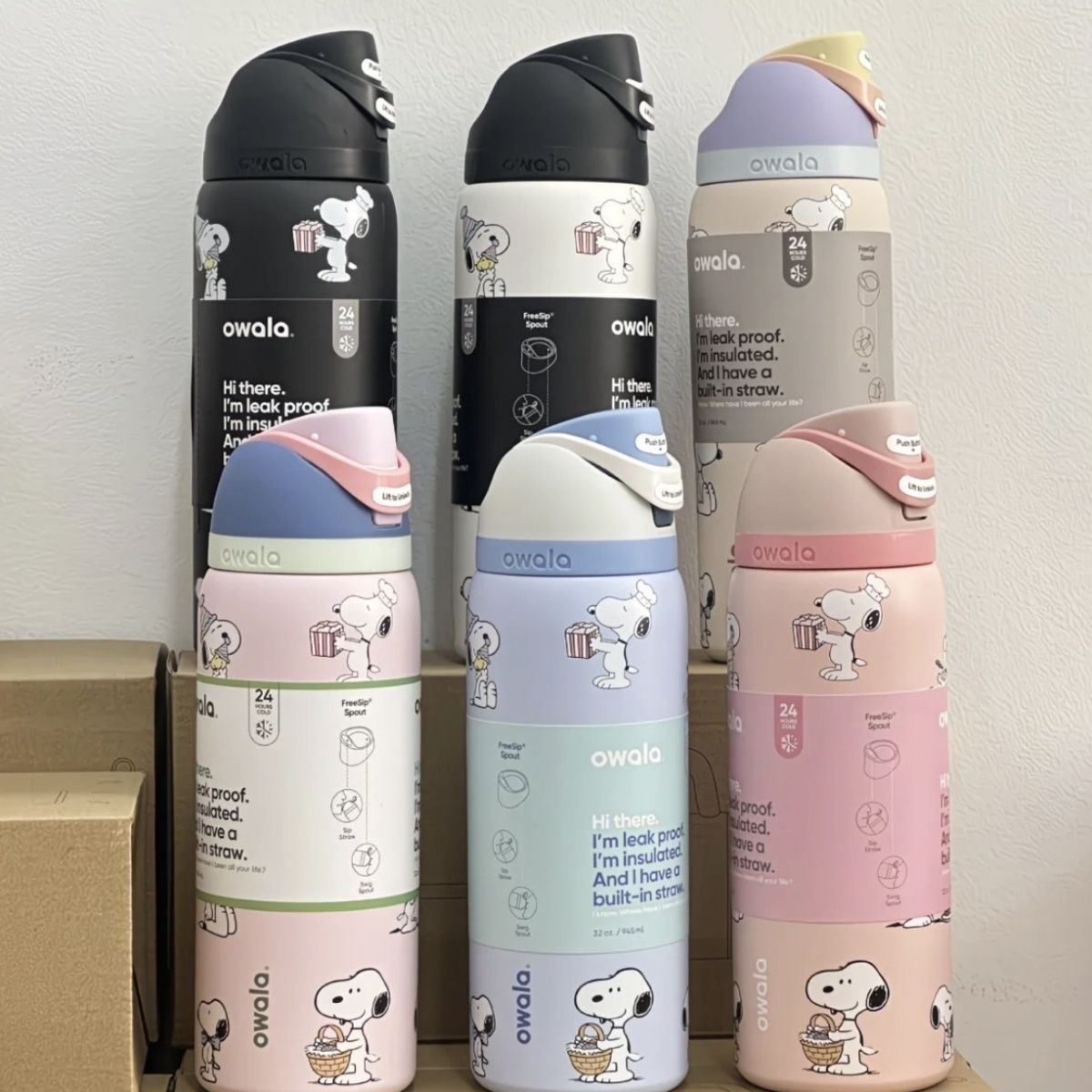 Термокружка в стиле Снупи, 710 – обзор и цена Sports Water Bottle Insulated