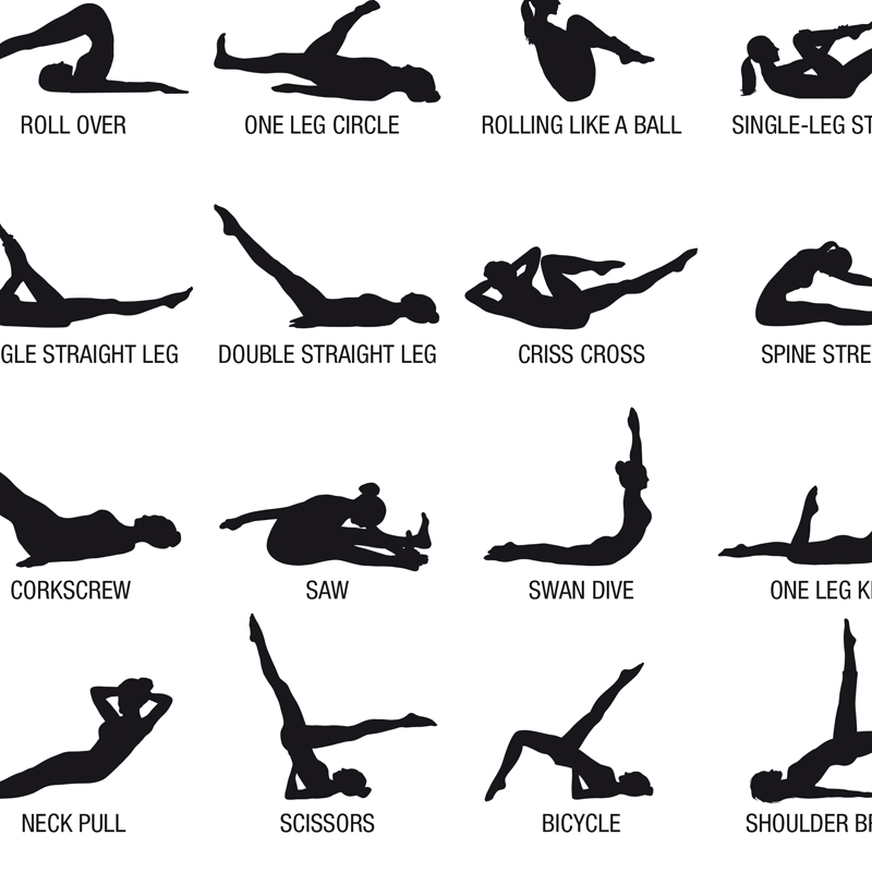Безрамный плакат-схема для пил – обзор и цена Yoga Mat